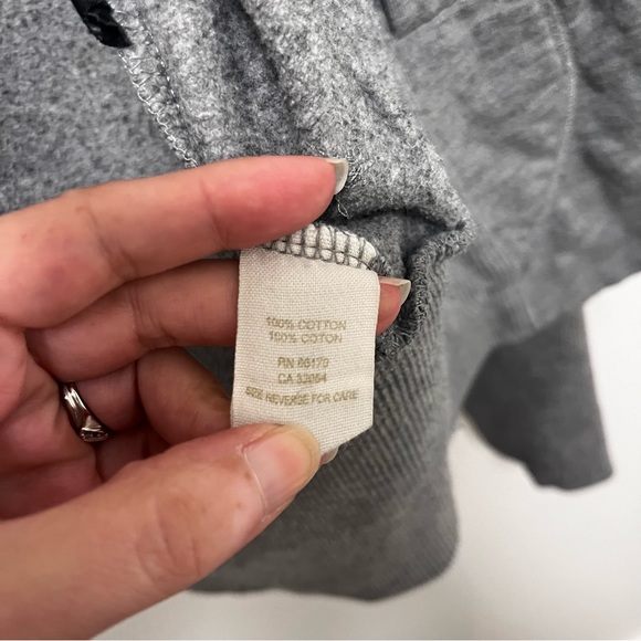 FREE PEOPLE Patchwork Ribbon Fitted Hoodie size Large (fits more like a medium) - Picture 14 of 15